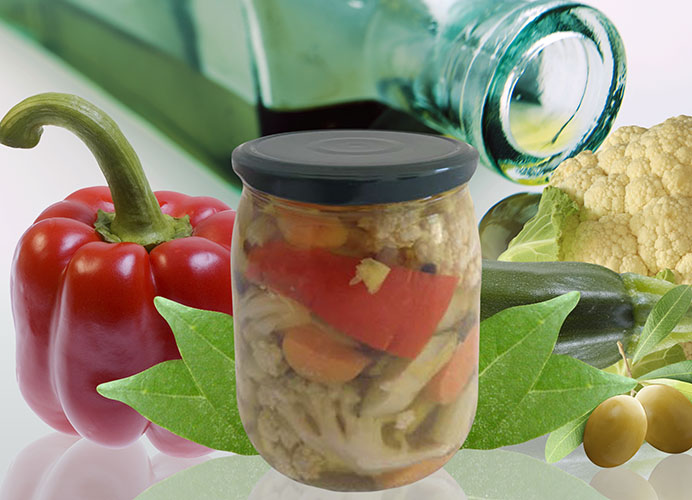 Giardiniera di Ortaggi sott'olio