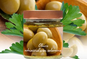 Olive Schiacciate in Salamoia