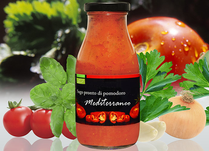 Sugo Biologico di Pomodoro Mediterraneo