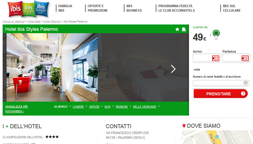 Hotel Ibis Styles Palermo